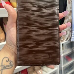 Louis Vuitton Brown Epi Leather Travel Wallet